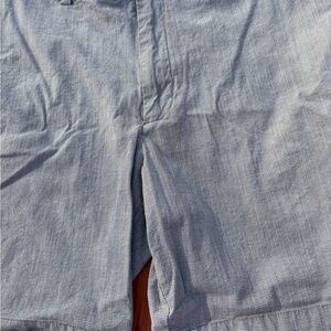 Banana Republic grey abs white microcheck shorts
